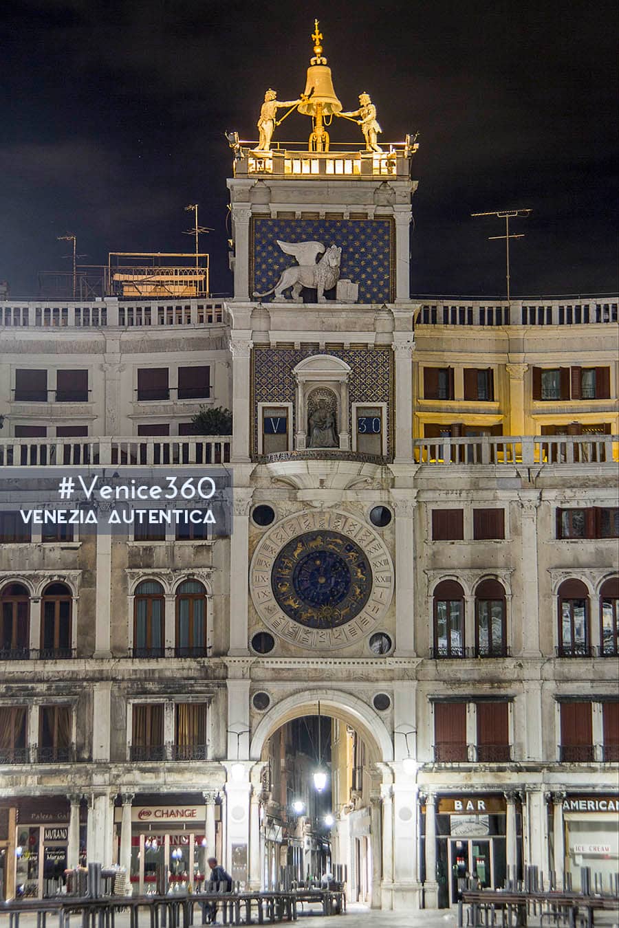 This will change the way you look at the clock tower in St Mark's Square - Venezia Autentica | Discover and Support the Authentic Venice - One of the jewels of San Marco, too often overlooked, is the Torre dell’Orologio. The Clock Tower, which was built from 1496 to 1499, is located in a strategical position allowing it to be seen from the water and underlying once more the importance of the seas to the city of Venice.