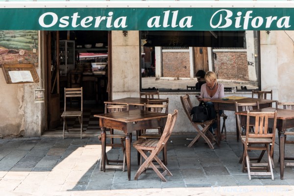 Osteria alla Bifora - Venezia Autentica | Discover and Support the Authentic Venice - Good quality cichetti and wine, friendly service, and beautiful interiors make this bacaro a favorite of many locals on the Santa Margherita square.