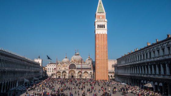 Saint Mark's Bell Tower - Venezia Autentica | Discover and Support the Authentic Venice - Venice, Italy, Panoramic View: The Fontego dei Tedeschi's terrace offers a great view on Venice and the Grand Canal