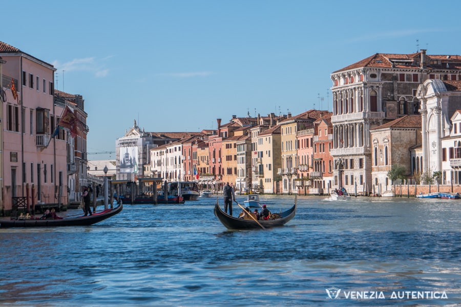The grand canal is one known landmark of Venice