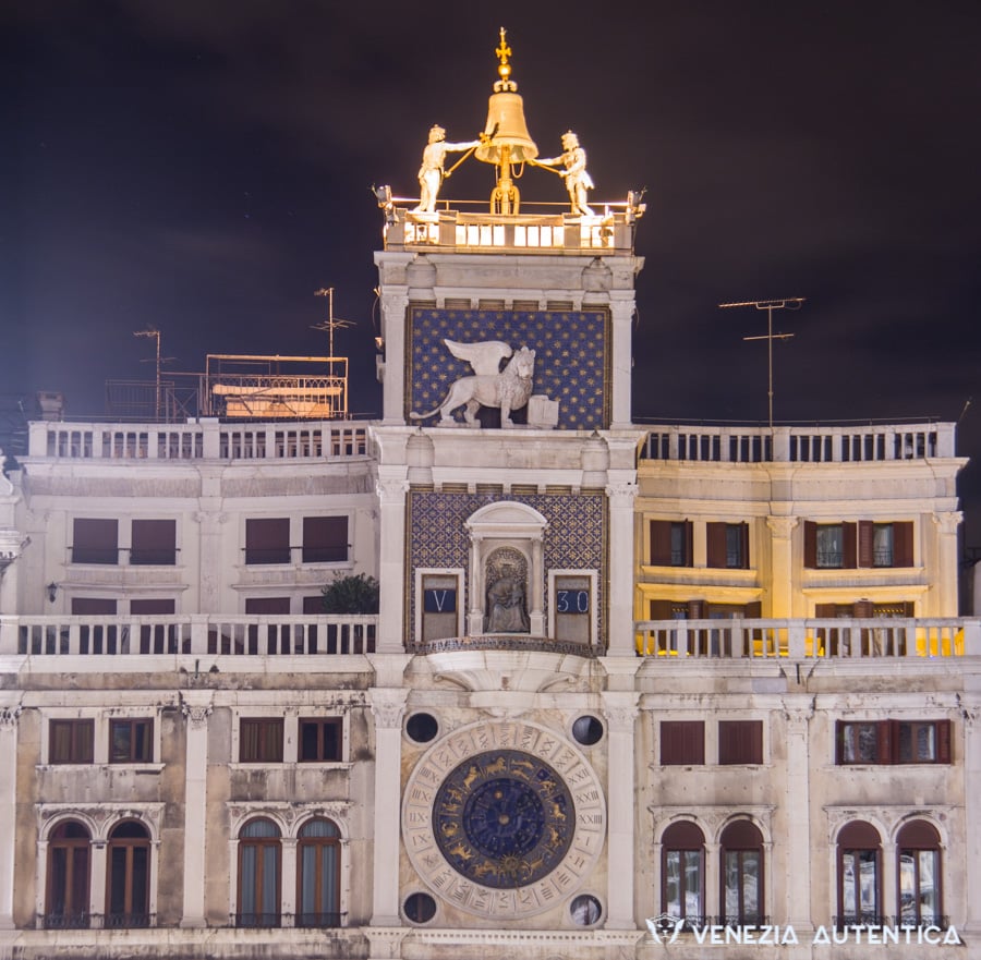 Torre dell'Orologio, or Clock Tower, in Venice, Italy