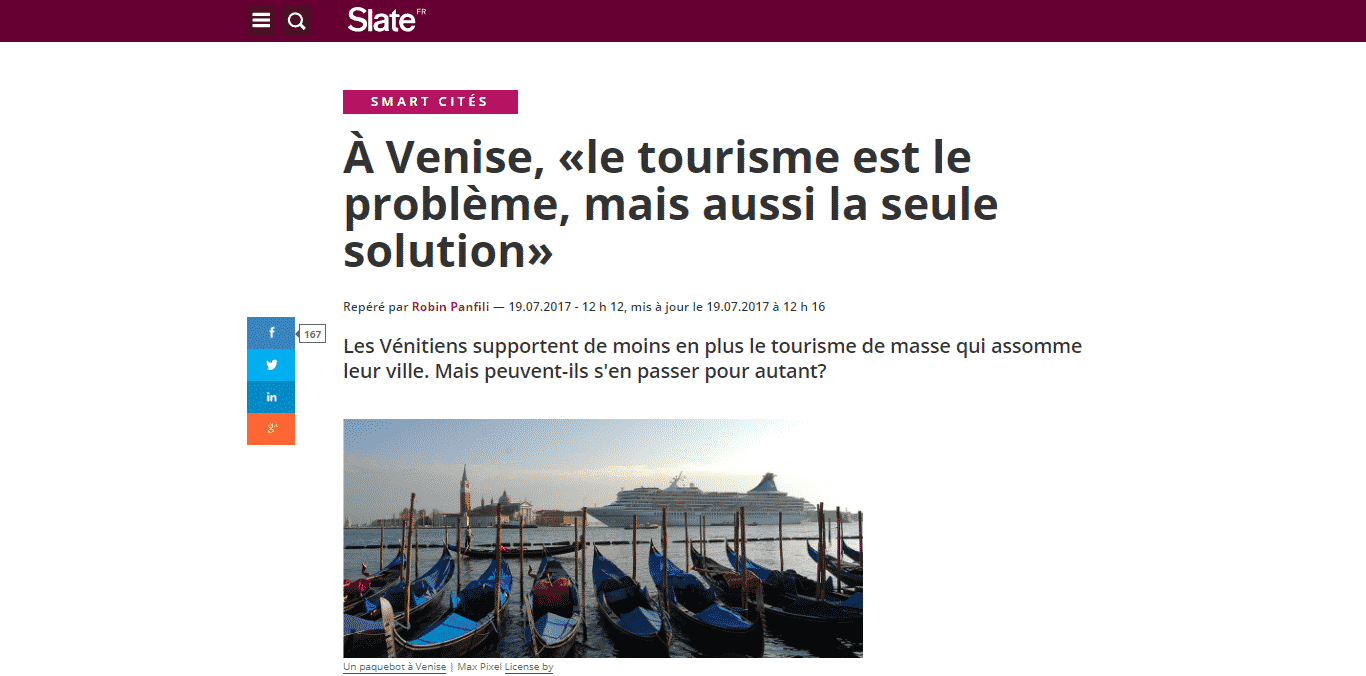 Slate.fr dedicates an article to the work of Venezia Autentica in Venice - Venezia Autentica | Discover and Support the Authentic Venice -