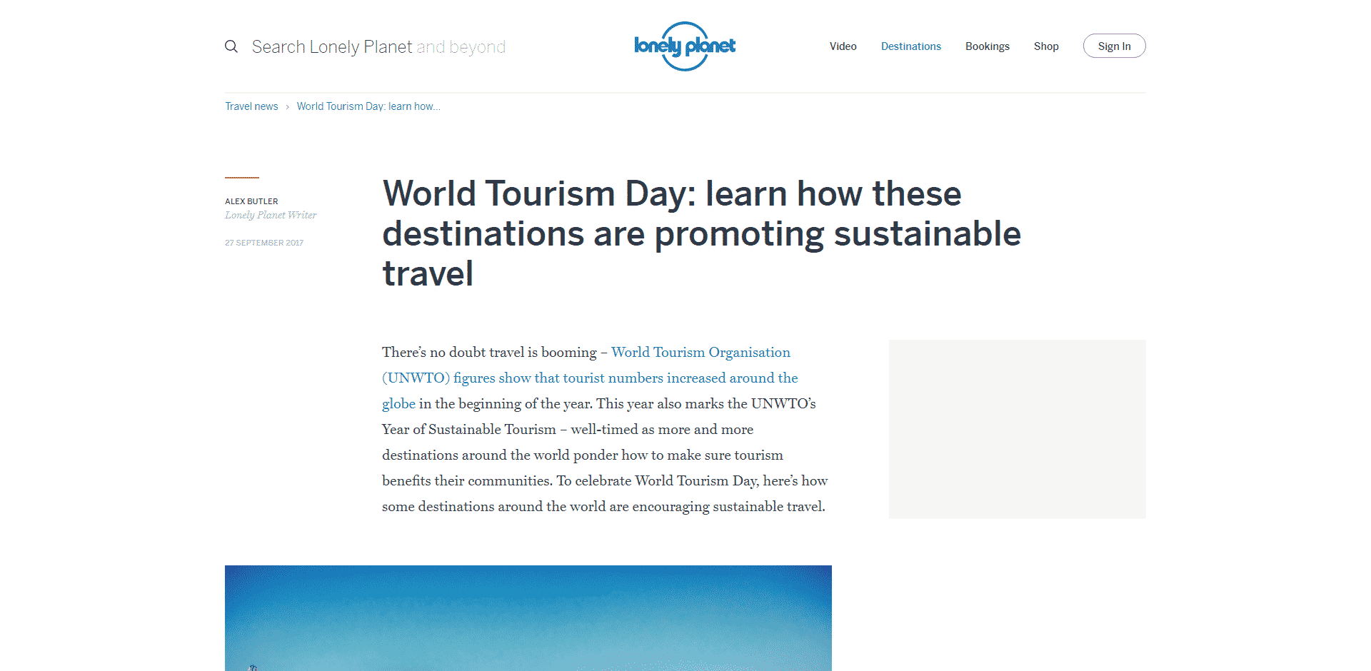 Lonely Planet on World Tourism Day writes about Sustainable Tourism and mentions the work and mission of Venezia Autentica in Venice - Venezia Autentica | Discover and Support the Authentic Venice -