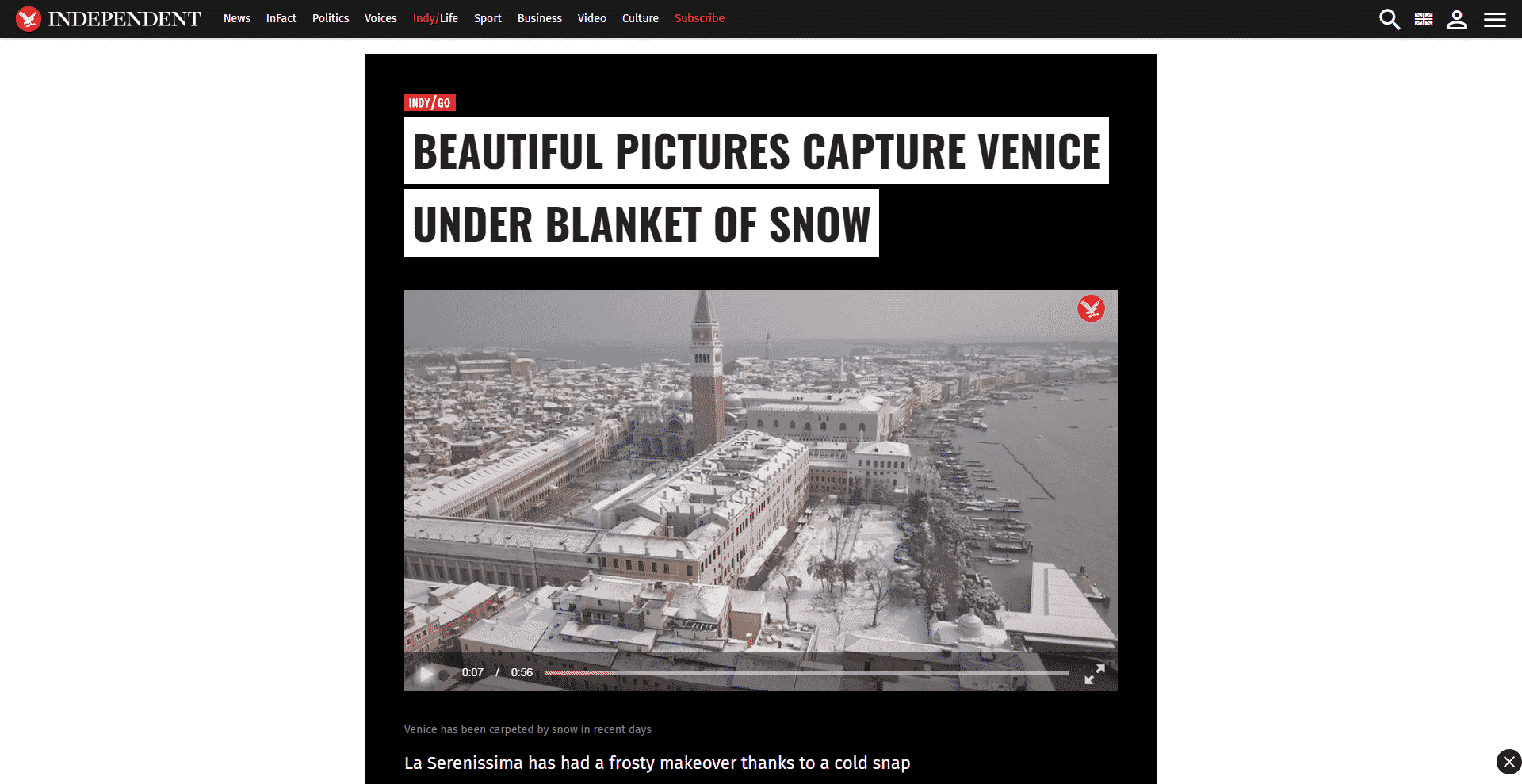 The Independent dedicates a piece to Venezia Autentica's pictures and speaks about its work and mission - Venezia Autentica | Discover and Support the Authentic Venice -