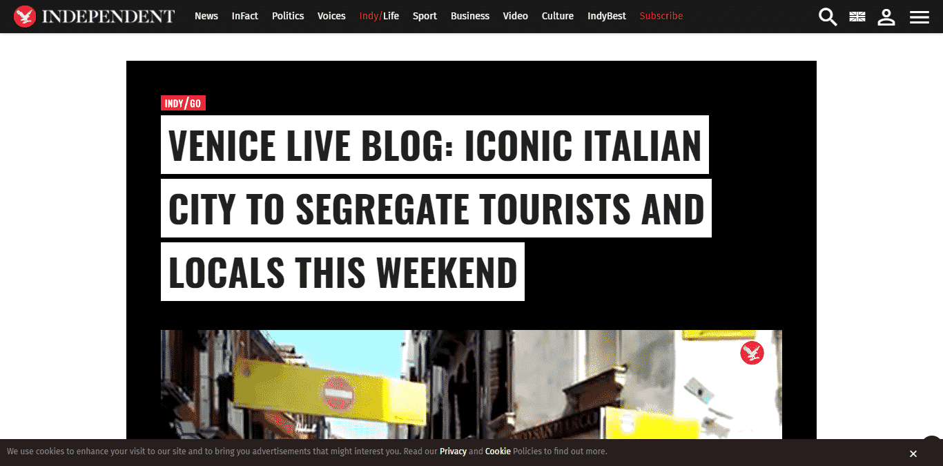 The Independent asks Venezia Autentica's opinion about new anti mass-tourism measures - Venezia Autentica | Discover and Support the Authentic Venice -