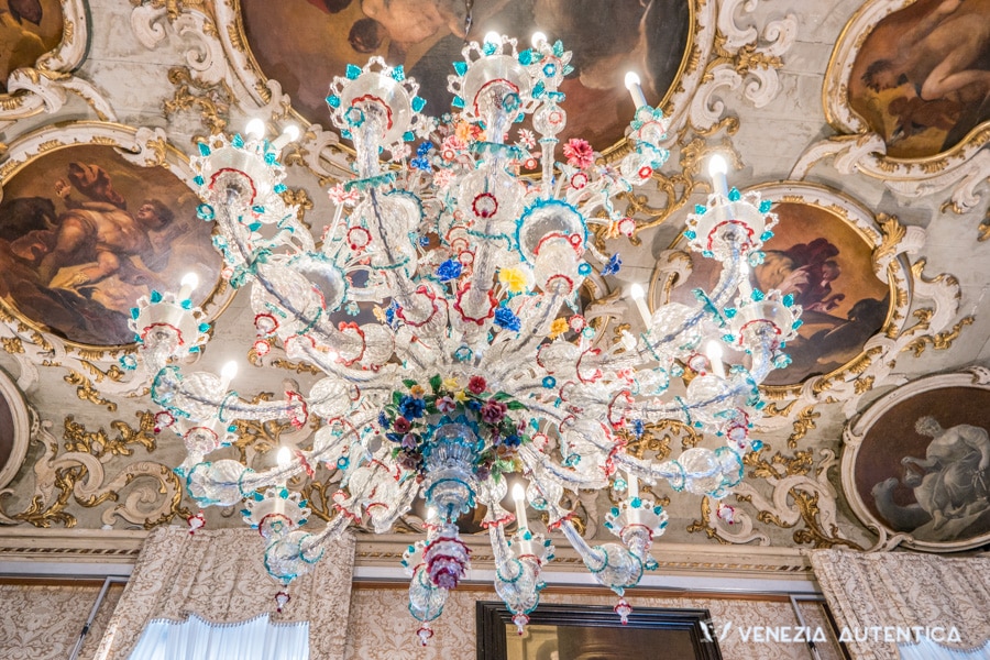 Rezzonico chandelier in Murano Glass