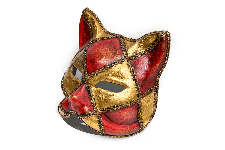 Venetian Mask the Gnaga Mask or Cat Mask